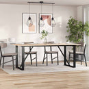 bordplader 4 stk. 100x50x1,7 cm rektangulær massivt fyrretræ