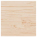 bordplade 50x50x2,5 cm firkantet massivt fyrretræ