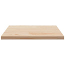bordplade 50x50x2,5 cm firkantet massivt fyrretræ