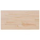 bordplader 2 stk. 70x35x2,5 cm rektangulær massivt fyrretræ