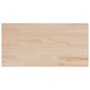 bordplade 100x50x2,5 cm rektangulær massivt fyrretræ