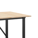 spisebord 180x90x75 cm O-stel massivt fyrretræ og stål