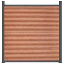 hegnspanel 353x186 cm WPC brun
