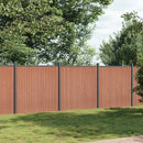 hegnspanel 526x186 cm WPC brun