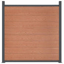 hegnspanel 526x186 cm WPC brun