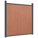 hegnspanel 526x186 cm WPC brun