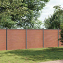 hegnspanel 526x186 cm WPC brun
