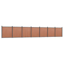 hegnspanel 1218x186 cm WPC brun