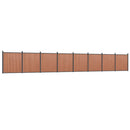 hegnspanel 1391x186 cm WPC brun