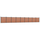 hegnspanel 1564x186 cm WPC brun