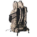 vandretaske 60 l camouflage oxfordstof brun