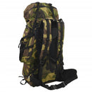 vandretaske 100 l camouflage oxfordstof grøn