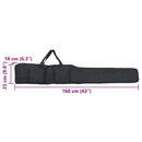 stangtaske 160 cm oxfordstof sort