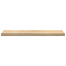 trappemåtter 4 stk ubehandlet 100x25x2 cm massivt egetræ