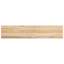 trappemåtter 4 stk ubehandlet 120x30x2 cm massivt egetræ