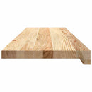 trappemåtter 8 stk ubehandlet 90x30x2 cm massivt egetræ