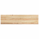trappemåtter 8 stk ubehandlet 100x30x2 cm massivt egetræ