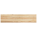trappemåtter 8 stk ubehandlet 110x30x2 cm massivt egetræ