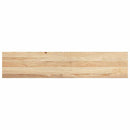 trappemåtter 16 stk ubehandlet 120x30x2 cm massivt egetræ