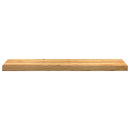 trappemåtter 4 stk lysebrun 100x30x2 cm massivt egetræ