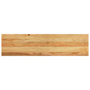 trappemåtter 8 stk lysebrun 100x25x2 cm massivt egetræ