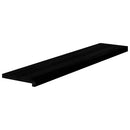 trappemåtter 4 stk. brunsort 120x30x2 cm massivt egetræ