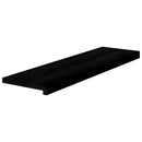 trappemåtter 8 stk. brunsort 90x25x2 cm massivt egetræ