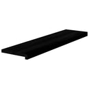 trappemåtter 8 stk. brunsort 100x30x2 cm massivt egetræ