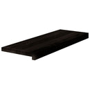 trappemåtter 12 stk. brunsort 70x25x2 cm massivt egetræ