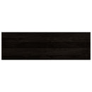 trappemåtter 12 stk. brunsort 80x25x2 cm massivt egetræ