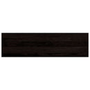 trappemåtter 12 stk. brunsort 90x25x2 cm massivt egetræ