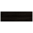 trappemåtter 12 stk. brunsort 80x30x2 cm massivt egetræ