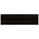 trappemåtter 12 stk. brunsort 90x30x2 cm massivt egetræ