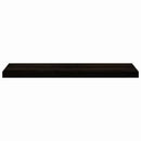 trappemåtter 12 stk. brunsort 90x30x2 cm massivt egetræ