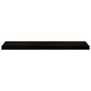 trappemåtter 12 stk. brunsort 100x30x2 cm massivt egetræ