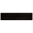 trappemåtter 12 stk. brunsort 110x30x2 cm massivt egetræ