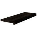trappemåtter 16 stk. brunsort 70x25x2 cm massivt egetræ