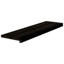 trappemåtter 16 stk. brunsort 90x25x2 cm massivt egetræ