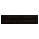 trappemåtter 16 stk. brunsort 100x25x2 cm massivt egetræ