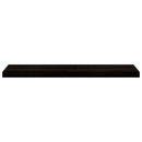 trappemåtter 16 stk. brunsort 100x25x2 cm massivt egetræ