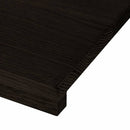 trappemåtter 16 stk. brunsort 80x30x2 cm massivt egetræ