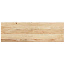 trappemåtter 2 stk ubehandlet 80x25x2 cm massivt egetræ