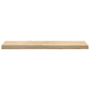 trappemåtter 2 stk ubehandlet 100x30x2 cm massivt egetræ