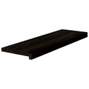 trappemåtter 2 stk. brunsort 80x30x2 cm massivt egetræ