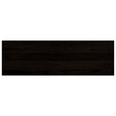 trappemåtter 2 stk. brunsort 80x30x2 cm massivt egetræ