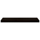 trappemåtter 2 stk. brunsort 80x30x2 cm massivt egetræ