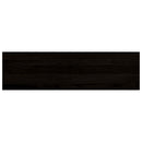 trappemåtter 2 stk. brunsort 90x30x2 cm massivt egetræ