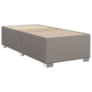 sengeramme uden madras 90x200 cm stof gråbrun