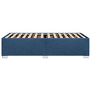 sengeramme uden madras 90x200 cm stof blå