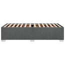 Sengeramme uden madras Mørkegrå 100x200 cm Stof